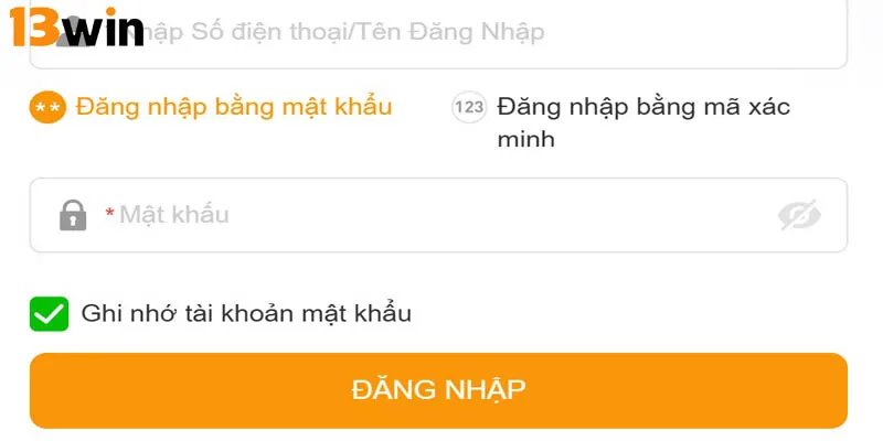 Tìm hiểu quy trình đăng nhập 13win chi tiết